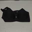 LUCKMEEY Bras for Women No Underwire Wireless Bras - Seamless Push Up Full Coverage Bralettes Comfortable Everyday Bra (Black, M)