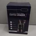 KIDISLE Conical Burr Coffee Grinder, Electric Coffee Bean Grinder for Precise Grinding, 35 Settings, 212 Cup Selector, Anti-Static Design for Home Use, Black