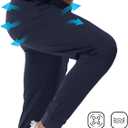 TACVASEN Men's Fleece Lined Joggers with Pockets Winter Warm Sweatpants Water Resistant Gym Workout Athletic Pants Men (XL)