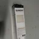 SUNOFF Cordless Blackout Roller Shades Blinds for Windows,36"W x 72"H,White