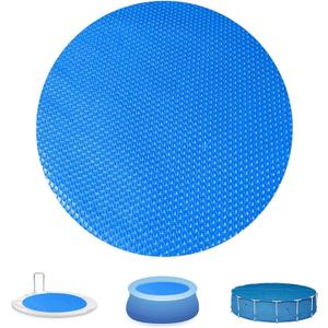 Solar Round Pool Covers Blankets, Solar Heating, Blue, 10 Ft, Round, Pool Cover