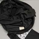 KeaBabies Baby Wrap Carrier - All in 1 Original Baby Carrier Newborn to Toddler Sling, Easy to Wear, Hands Free Bonding, Lightweight, Breathable Infant Wraps (Trendy Black)