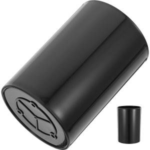UPKOCH Black Kitchen Utensil Holder Countertop Organizer Compact Storage Tube for Flatware and Cutlery Kitchen Caddy for Utensils