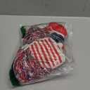 Craftsman Golf US Flag Knit Pom Pom White Blue Red Driver,Fairway Wood, Hybrid Head Cover Headcover for Callaway Mizuno Cobra Taylormade