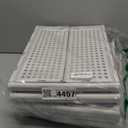 5 Pack Stackable Closet Storage Basket - Stackable Storage Bins, Multifunctional & Foldable Closet Organizer Waterproof, Wardrobe Cupboard Space-Saving Hat Storage Drawer Organizer, White