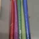 10 Inch Colored Taper Candles for Religious and Spiritual Settings, 10 Pack Unscented Candlesticks for Holiday, Seasonal Celebration and Home Decoration (Multicolor)