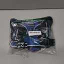 Rabbitgoo Dog Harness No Pull with 2 Leash Clips, Adjustable Soft Padded, Reflective Oxford No Choke Pet Vest with Easy Control Handle for Large Dogs, Dazzling Blue, L