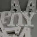 13 Pcs Happy Hanukkah Large LED Letter Sign LED Lights Battery Powered Jewish Table Decoration for Chanukah Party Jerusalem Party Decor