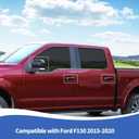 RAZPOY Carbon Fiber Rearview Mirror Cover & Door Handle Covers Kit Compatible with Ford F150 Accessories 2015-2020
