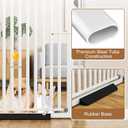 51" Extra Tall Cat Gate for Doorway, 30-41" Wide Auto Close Pet Gate