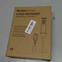 Bonsenkitchen Immersion Handheld Blender with Whisk, 20-Speed & Turbo Mode Hand Blender Stick 500W, 304 Stainless Steel Hand Blender for Soup, Smoothie, Puree, Baby Food (2-in-1)