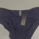 Tempt Me Women Twist Bikini Bottom Moderate High Cut Bathing Suit Bottoms Ruched Swimsuit Bottom (Navy Blue, Medium)