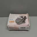 ACRABROS Car Seat Cover Baby: Winter Infant Carseat Canopy for Boy Girl Newborn, Zipper Peeping Window, Warm Cozy Cold Weather Waterproof Fitted, Heather Grey