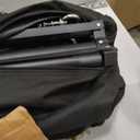 E-Z UP 10x10 Vantage Pop Up Canopy Tent, Steel Frame, Black Top, Wide-Trax Roller Bag & Spike Kit