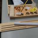 Tiny Land Easel for Kids, Double-Sided Magnetic Easel, Adjustable Wooden Kids Art Easel with Paper Roll, Learning-Toy for 3,4,5,6,7,8 Years Old Boy & Girls