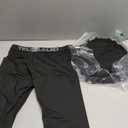 TELALEO 6 or 4 Pack Men's Compression Pants Leggings Sports Tights Performance Athletic Baselayer Workout Running 4 pack Size medium