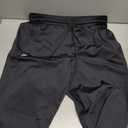 Mens Sweatpants with Zipper Pockets Joggers for Men Workout Athletic Gym Track Fitness Clothing Gifts (Black, M)