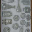 Clear Bud Vases Bulk 32,Small Flower Vases for Wedding,Glass Vintage Vase Set for Centerpieces,Recepetion,Home