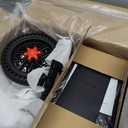 Knee Scooter, 300lbs Capacity, 13" Big PU Seat, Disc Brake Knee Walker, All Terrain Foldable Knee Scooter Walker with Bag for Foot Injuries Compact Crutches Alternative (Black)