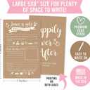 Hadley Designs 25 Wedding Advice Cards For The Bride and Groom, Rustic Bridal Shower Games For Guests, Guest Book Alternative, Card Boxes For Reception, Advice for the Bride Shower Games