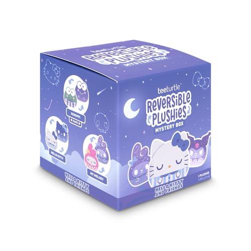 TeeTurtle Hello Kitty and Friends Sanrio Celestial Series Reversible Plushie Mystery Box - 3-Inch Two-Sided Blind Box Plush with Embroidered Details - Cute Surprise Toy for Kids, Teens, and Adult