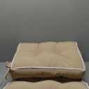 Honeycomb Outdoor Essentials Bench Cushion, 44 x 18, Hampton Texture Neutral Seat Pad for Porch Swing and Patio Furniture