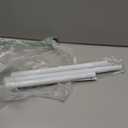 White Tension Curtain Rod for Windows 28 to 48 Inch,7/8"Small Shower Curtain Rod for Bathroom,Pressure Spring Tension Curtain Rod No Drilling for Closet Doorway Kitchen