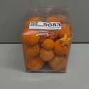 38pcs Orange Velvet Christmas Ball Ornaments, Christmas Tree Decorations With Paper Ornaments, Shatterproof Hanging Xmas Dcor Set for Home Fall Tanksgiving Holiday In 3 Sizes (Small Medium Large)