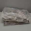 HONGBAKE 9-Piece Baking Pans Set Nonstick, Stackable Non Toxic Bakeware Sets with Diamond Texture, Oven Pan Set for Cooking, Includes Cookie Sheet with Rack, Cake Pan, Roasting Pan, Muffin Tin, Gold