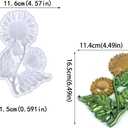 Epoxy Molds,DIY Sunflower Resin Mold Silicone Mold for Resin Casting,Epoxy Resin Mold for Wall Hanging Decor