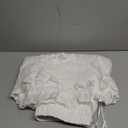 FCCAM Bloomer Shorts for Women Under Dress Ruffle Pumpkin Pants Boy Short Panties Pantaloons (XX-Large, White Sweetheart)