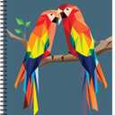 Brain Games - Sticker by Number: Birds (28 Images to Sticker)