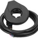 Electric Pedal Assist Sensor, 12 Magnet Dual Hall PAS System for Conversion Kit Left Side Installation Bicycle Pedal Sensor
