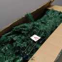 6ft Artificial Christmas Tree Premium Pine Xmas Tree with 1000 Branch Tip, 1 Minute Christmas Tree Unlit Realistic Holiday Party Decor for Home Office, Foldable Stand, Easy Assembly (Tea-green)