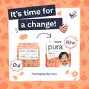 Pura Baby Diapers Size 5 (27-35 lbs) 96 Count Sensitive Skin