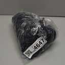 LGLFDJ Black Safety Rope Net for Kids, Exterior Guardrail Net for Stair Balcony, Knotless Fence Protective Netting, Outdoor Terrace Decoration Grid Net (1M×3M(3.3FT×9.8FT), Black)