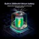 Mini Portable Air Pump for Inflatables,USB Rechargeable Air Mattress inflator with Camping Lantern for Sleeping Pads, Travel, Pool Floats, Inflatable Toys