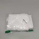 Simplebrand Pure White Light Filtering Curtains 30 inch Length 2 Panels for Kitchen, Room Darkening Tiers Drapes with Rod Pocket, Thermal Insulating Small Curtain for Bathroom, Each 30" Wx30 L Inches