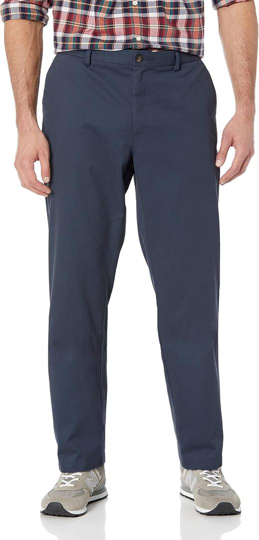 Amazon Essentials Men's Straight-Fit Wrinkle-Resistant Flat-Front Chino Pant 38W-29L