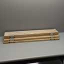 24 Inch Floating Shelves for Wall Rustic Light Wood Wall Shelves for Bedroom Set of 4