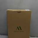 Amélie Home Faux Fur Throw Blanket for Bed, Ultra Soft Fuzzy Plush Bubble Blanket for Bedroom & Bed Decor, 108"x90", Cream White