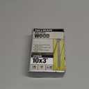 Exterior Coated Wood Screw - 1lb Box (#10 x 3")