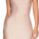 meilun Womens Halter Fishtail Bandage Party Dress Elegant Wedding Guest Dress (Pink) Medium