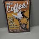 Vintage Tin Sign - Bakery Poster, Bake Shop Sign, Kitchen Retro Signs, Baking gift tins, tin sign for kitchen, decorative baking Decor, Metal Signs Vintage Kitchen, Retro Vintage Tin, 12x8"