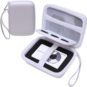 L LTGEM Digital Camera Case Compatible with KODAK PIXPRO FZ55/FZ45, Canon ELPH 180/190, Sony DSCW830/DSCW800, CAMKORY, QUMCOU, Lecran Digital Cameras, White(Case Only)