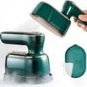 Travel Steamer for Clothes -1000W Small Steam Irons Foldable for Wrinkle Removal, Compact Portable Mini Steamer for Clothes Travel College Dorm Office Home Garment Steamer for Clothes 120V1 Piece (Green)