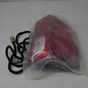 Right Passenger Side LED Tail Light Replacement for Chevy Silverado 1500 High Country LTZ 2016-2018 Rear Right Lamp Assembly Passenger Side Tail Light With Bulbs, 84288719 GM2801294, red
