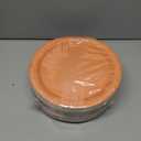 48PCS Colorful Party Paper Plates, 9inch Disposable Red Green Orange Yellow Paper Desssert Cake Plates Colored Tableware Set for Birthday Baby Shower Easter He is Risen Decorations