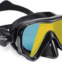 Seago Kids Swim Goggles Snorkel Diving Mask for Youth(5-15), Anti-Fog 180 Clear View