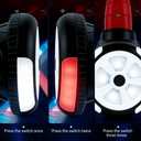 LED Stroller Lights (3-Pack) with Stroller Hooks/Clips Battery Operated, 5 Modes, Stroller Accessories for Night Use on Strollers, Wheelchairs, Outdoors
